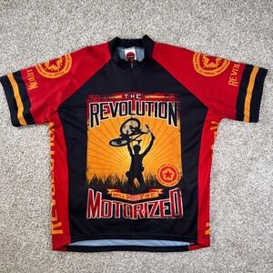 Mens World Jerseys Size XXL The Revolution Will Not Be Motorized Cycling Jersey